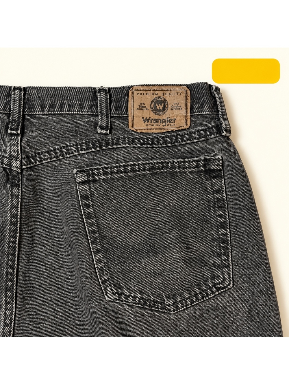 Wrangler Black Relaxed Fit Jeans 40x30
